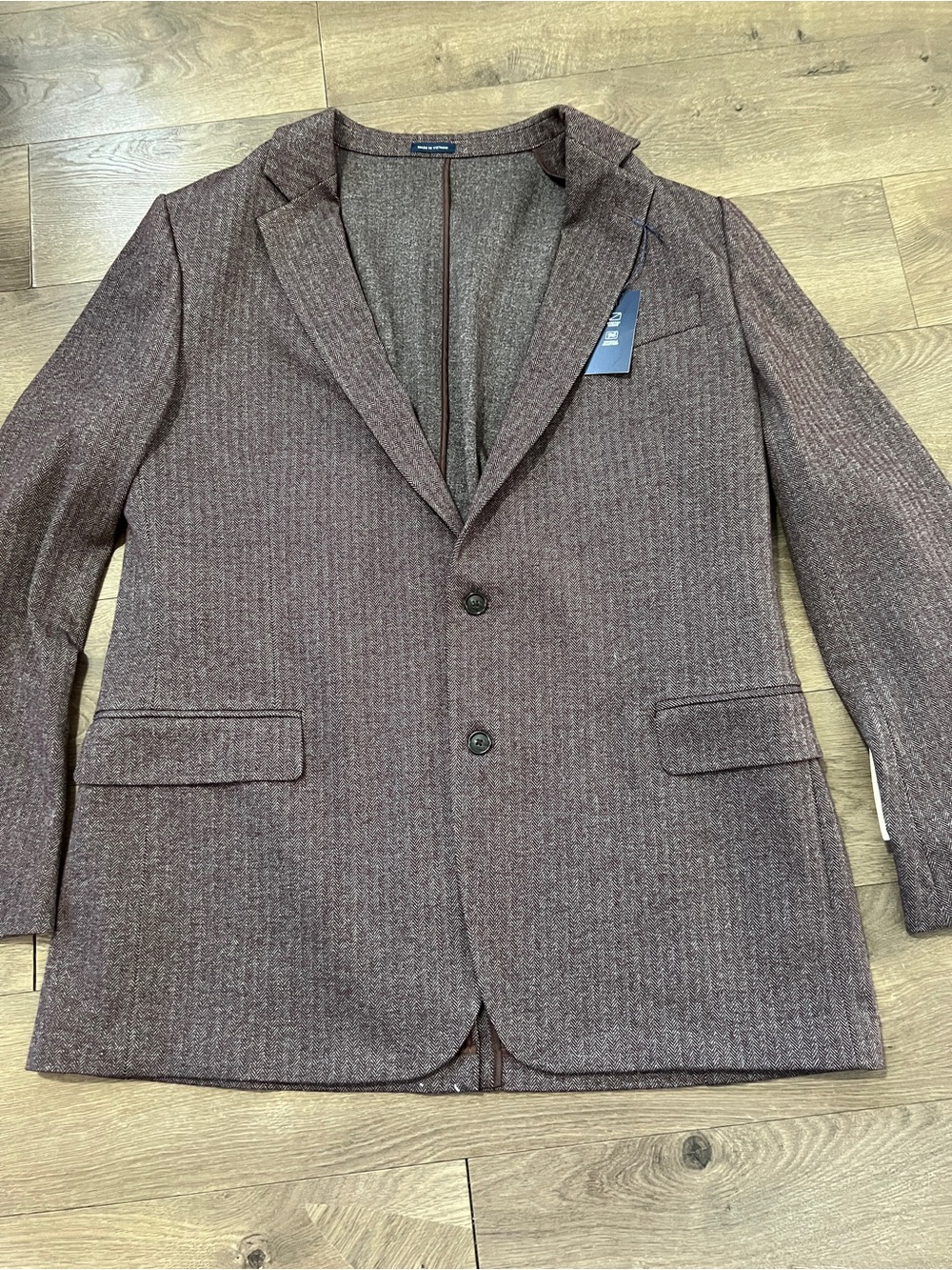 Stafford Herringbone Classic Fit Sport Coat Size 48 Long New